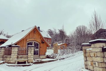 Der erste Schnee des Jahres in Elbersdorf